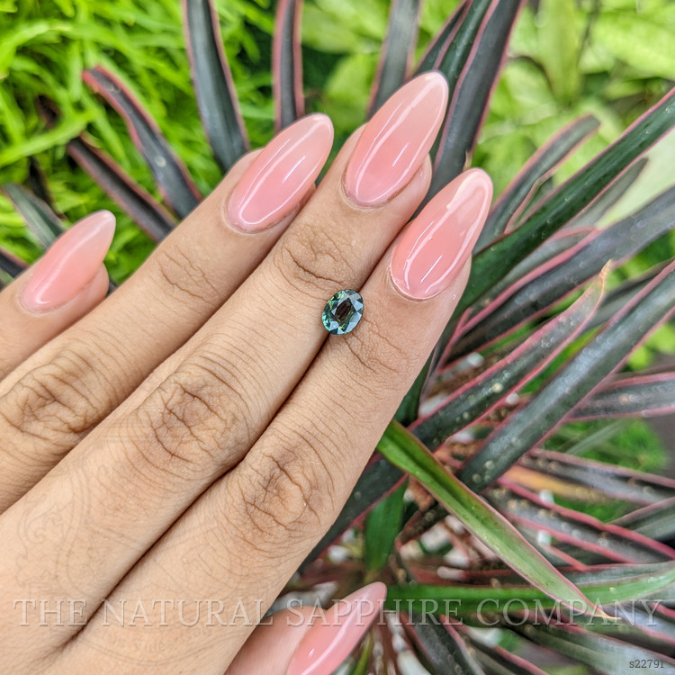 1.52 Ct. Bluish Green Sapphire from Tanzania