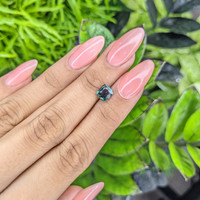 1.52 Ct. Bluish Green Sapphire from Tanzania Life Style