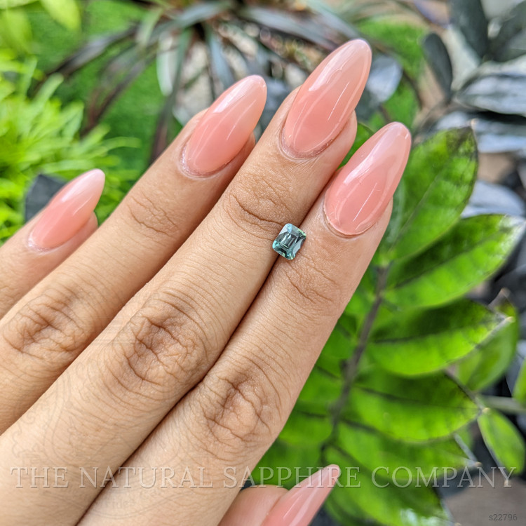 0.70 Ct. Bluish Green Sapphire from Tanzania