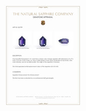 1.01 Ct. Color Change Sapphire from Tanzania Appraisal