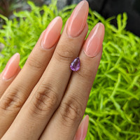1.57 Ct. Pinkish Purple Sapphire from Tanzania Life Style