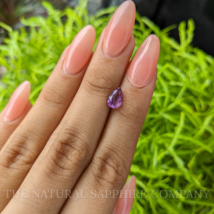 1.57 Ct. Pinkish Purple Sapphire from Tanzania