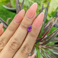 1.55 Ct. Pinkish Purple Sapphire from Tanzania Life Style