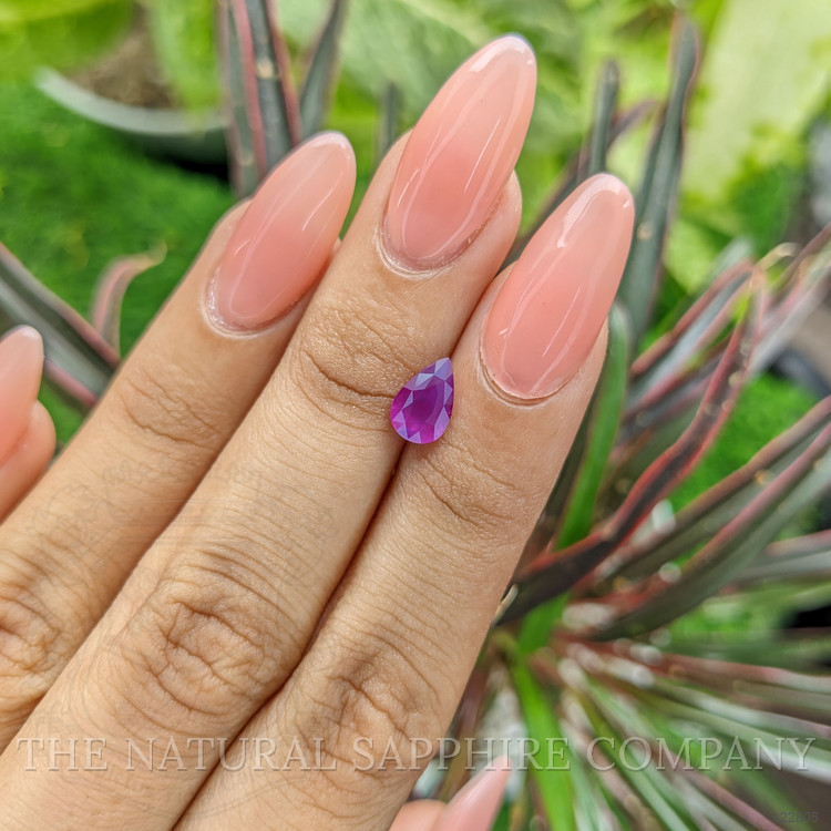1.55 Ct. Pinkish Purple Sapphire from Tanzania
