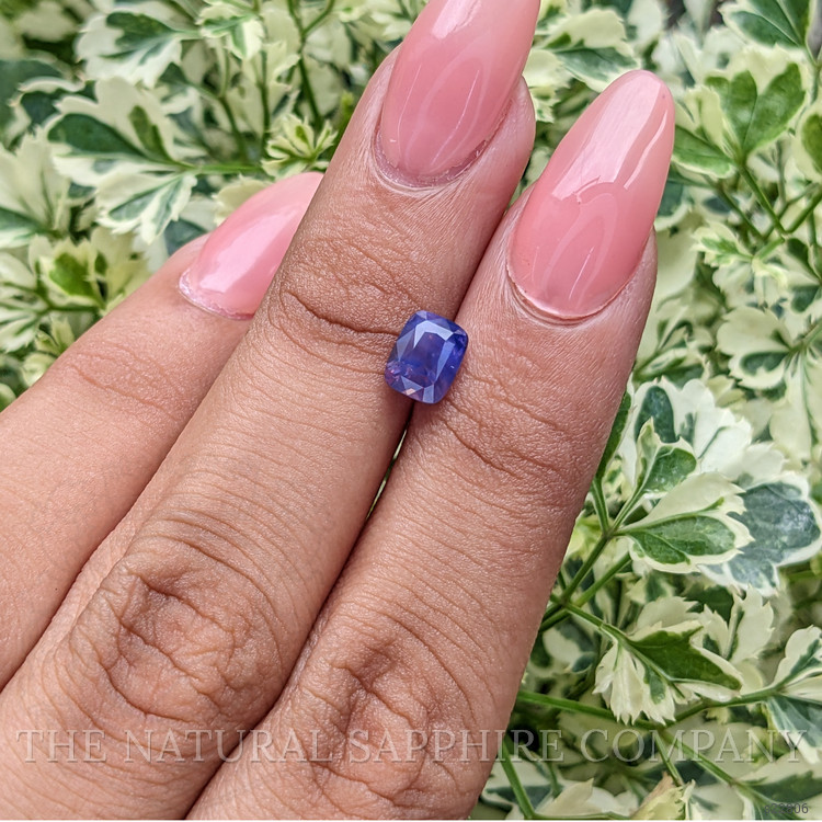 1.60 Ct. Purplish Blue Sapphire from Tanzania