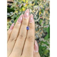 0.87 Ct. Blue Sapphire from Ceylon (Sri Lanka) Life Style
