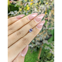 0.97 Ct. Violet Sapphire from Ceylon (Sri Lanka) Life Style