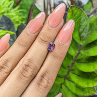 1.10 Ct. Bi Color Sapphire from Tanzania Life Style