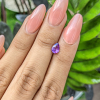 1.01 Ct. Purple Sapphire from Tanzania Life Style