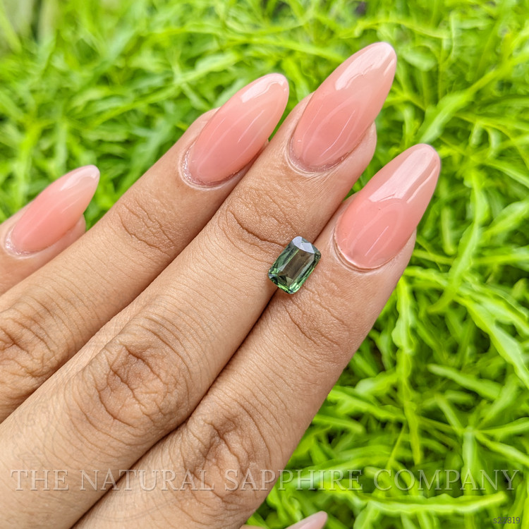1.52 Ct. Green Sapphire from Tanzania