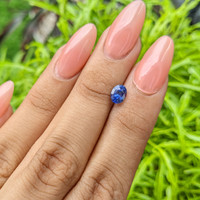 1.15 Ct. Blue Sapphire from Tanzania Life Style