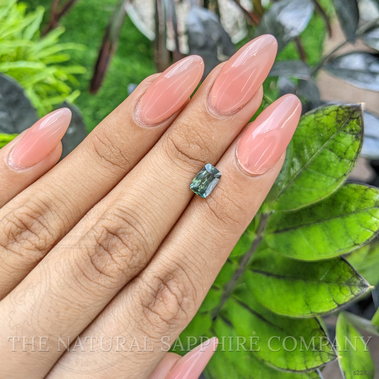 1.51 Ct. Bluish Green Sapphire from Tanzania