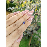 0.68 Ct. Blue Sapphire from Ceylon (Sri Lanka) Life Style