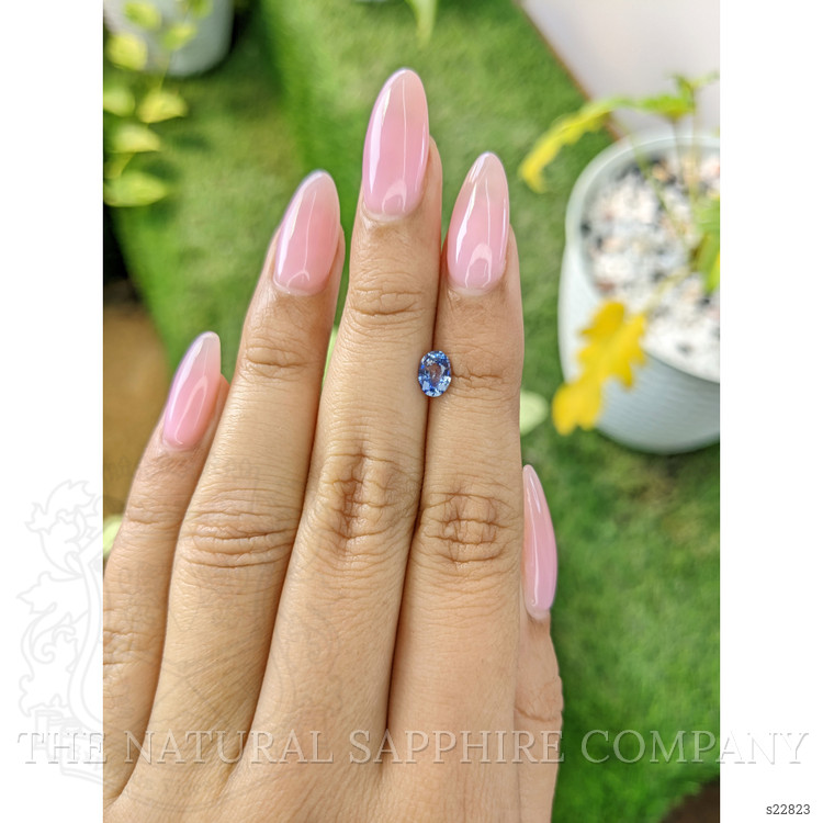 0.65 Ct. Blue Sapphire from Ceylon (Sri Lanka)