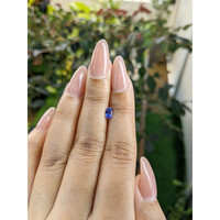 0.43 Ct. Blue Sapphire from Ceylon (Sri Lanka) Life Style