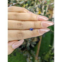 0.43 Ct. Blue Sapphire from Ceylon (Sri Lanka) Life Style