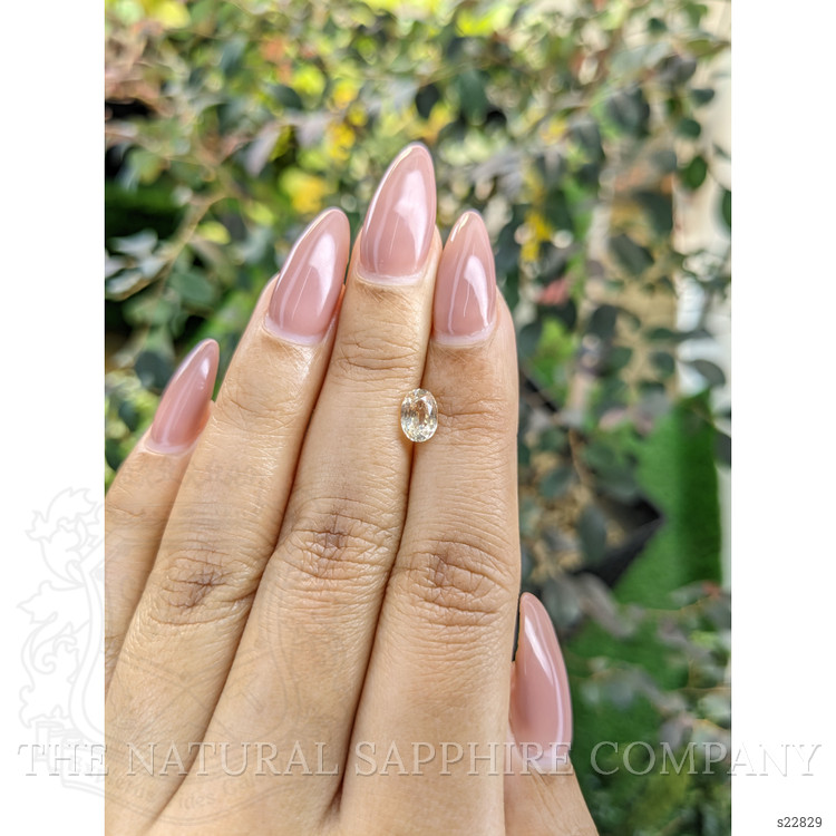 1.08 Ct. Peach Sapphire from Ceylon (Sri Lanka)