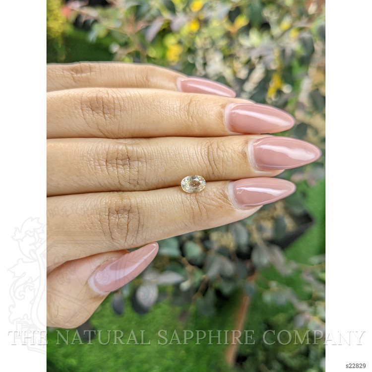 1.08 Ct. Peach Sapphire from Ceylon (Sri Lanka)