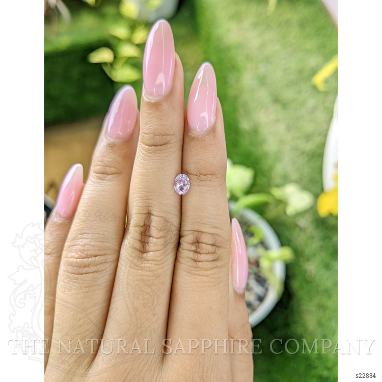 0.46 Ct. Pinkish Purple Sapphire from Ceylon (Sri Lanka)