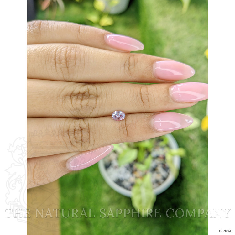 0.46 Ct. Pinkish Purple Sapphire from Ceylon (Sri Lanka)