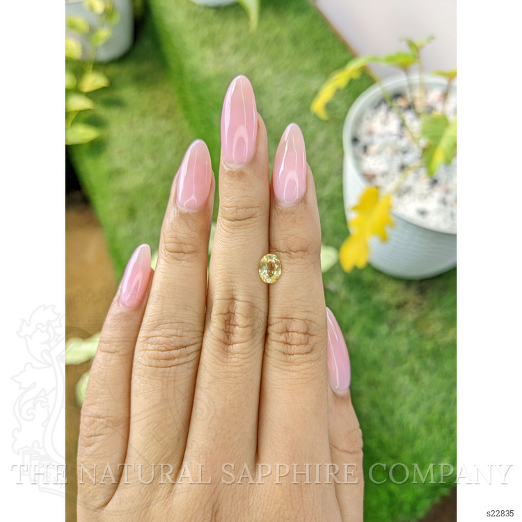 1.06 Ct. Yellow Sapphire from Ceylon (Sri Lanka)