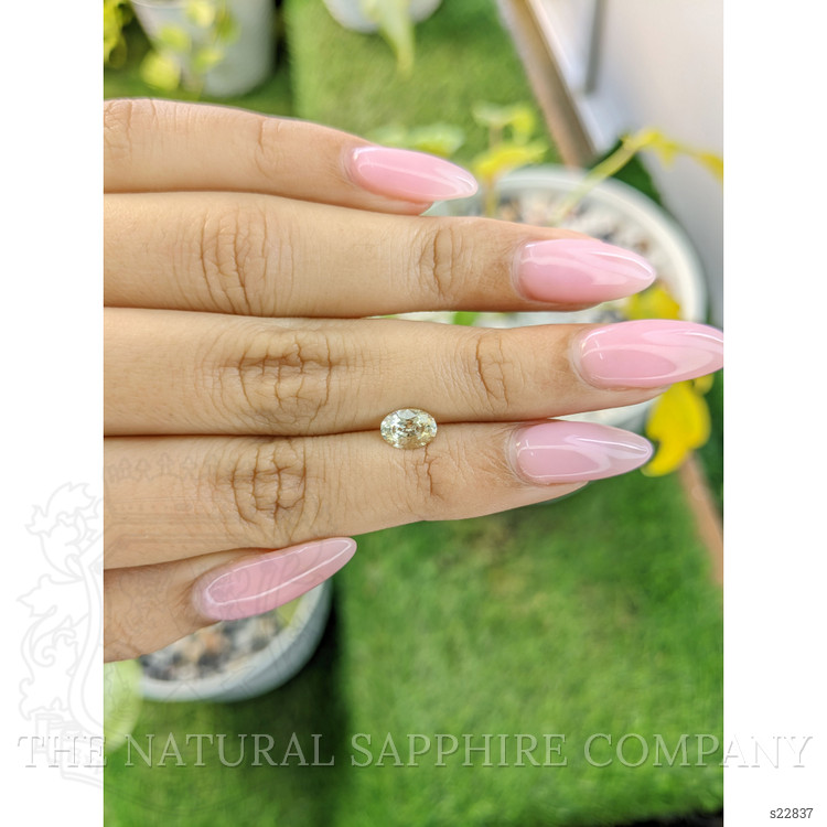 0.92 Ct. Yellow Sapphire from Ceylon (Sri Lanka)