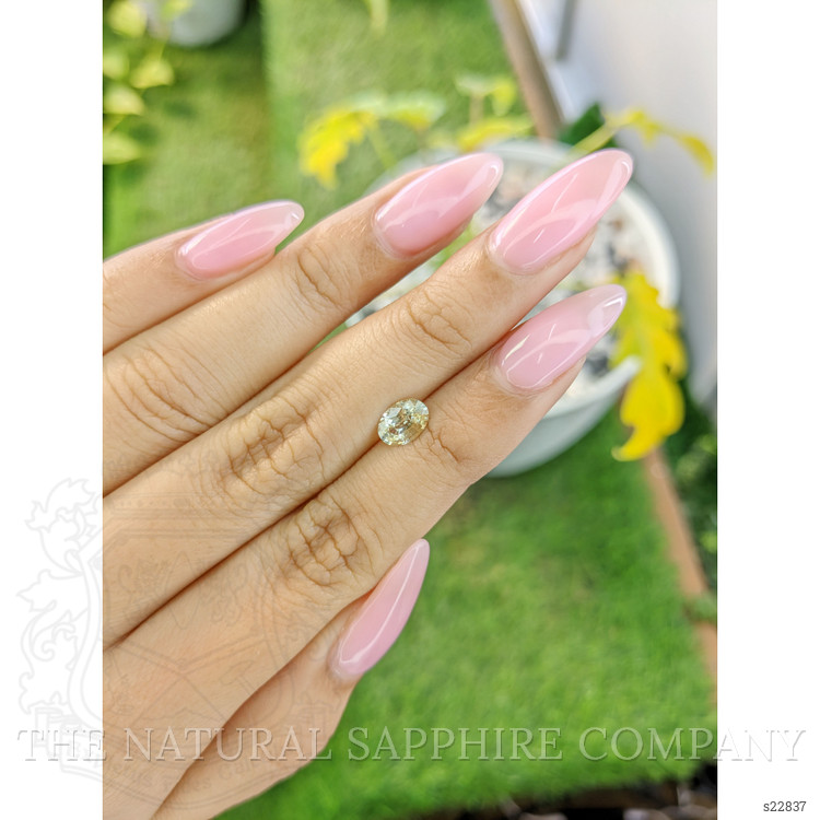 0.92 Ct. Yellow Sapphire from Ceylon (Sri Lanka)