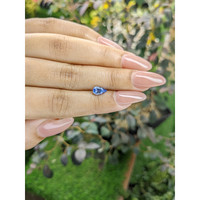 0.99 Ct. Blue Sapphire from Ceylon (Sri Lanka) Life Style