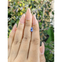 0.99 Ct. Blue Sapphire from Ceylon (Sri Lanka) Life Style