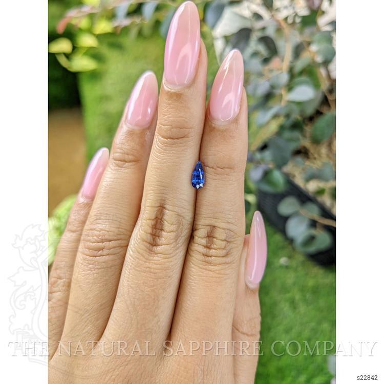 0.66 Ct. Blue Sapphire from Ceylon (Sri Lanka)