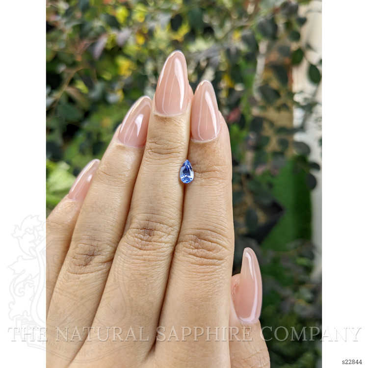 0.71 Ct. Blue Sapphire from Ceylon (Sri Lanka)