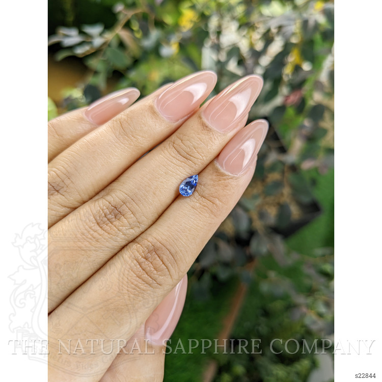 0.71 Ct. Blue Sapphire from Ceylon (Sri Lanka)