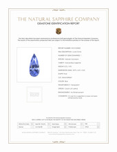 0.90 Ct. Sapphire from Ceylon (Sri Lanka) Scan Report