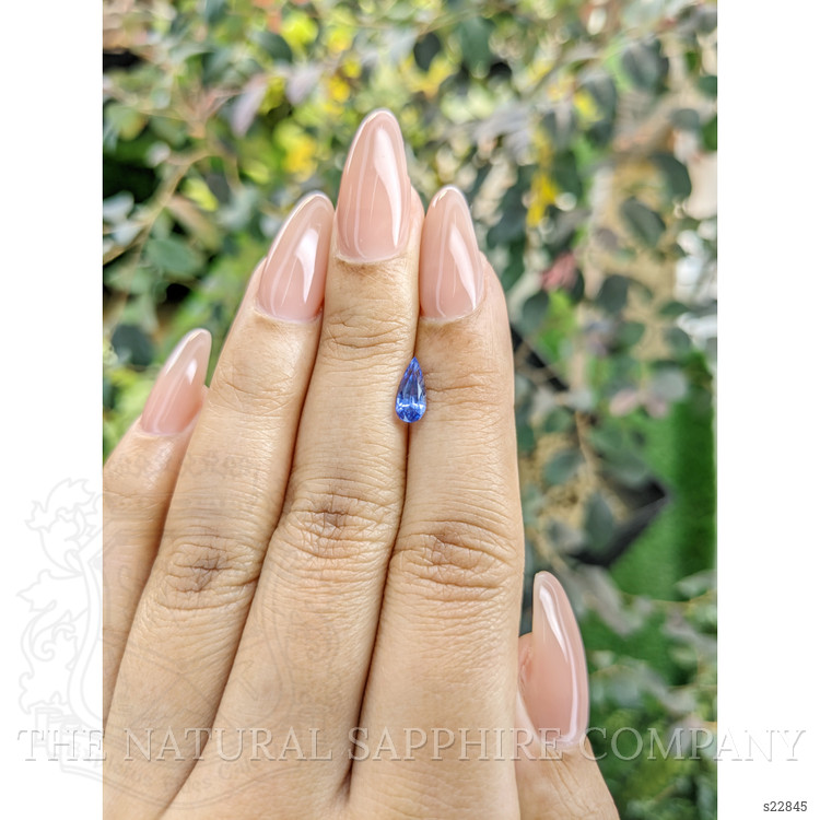 0.90 Ct. Blue Sapphire from Ceylon (Sri Lanka)