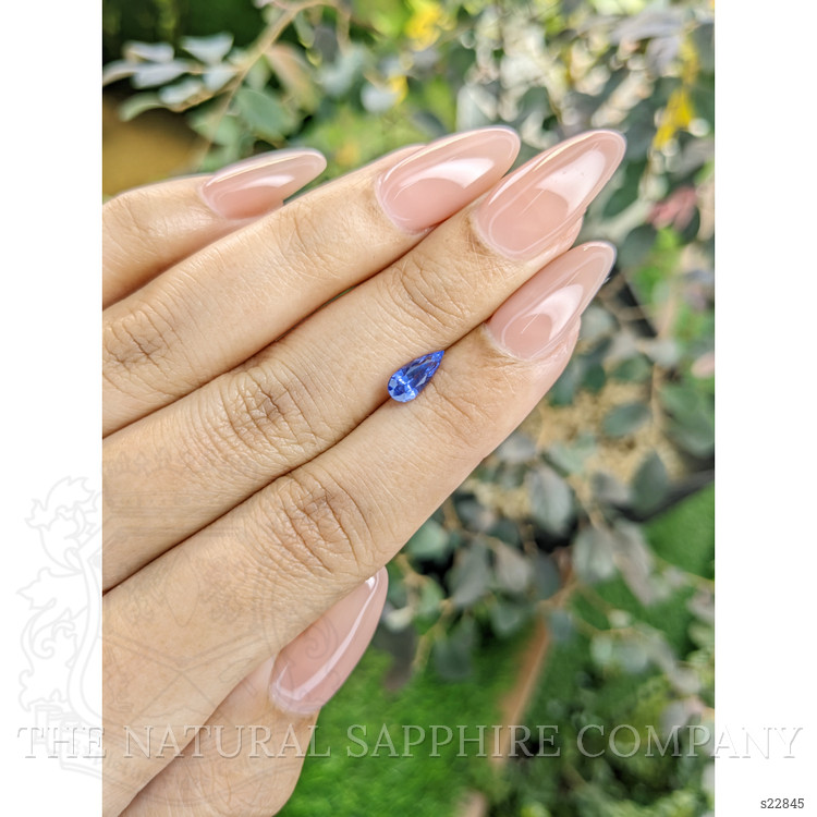0.90 Ct. Blue Sapphire from Ceylon (Sri Lanka)