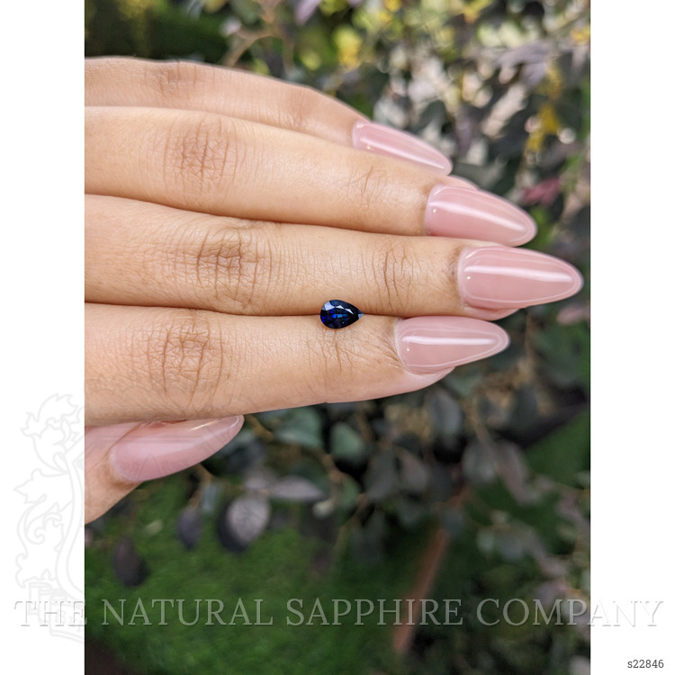 0.75 Ct. Blue Sapphire from Ceylon (Sri Lanka)
