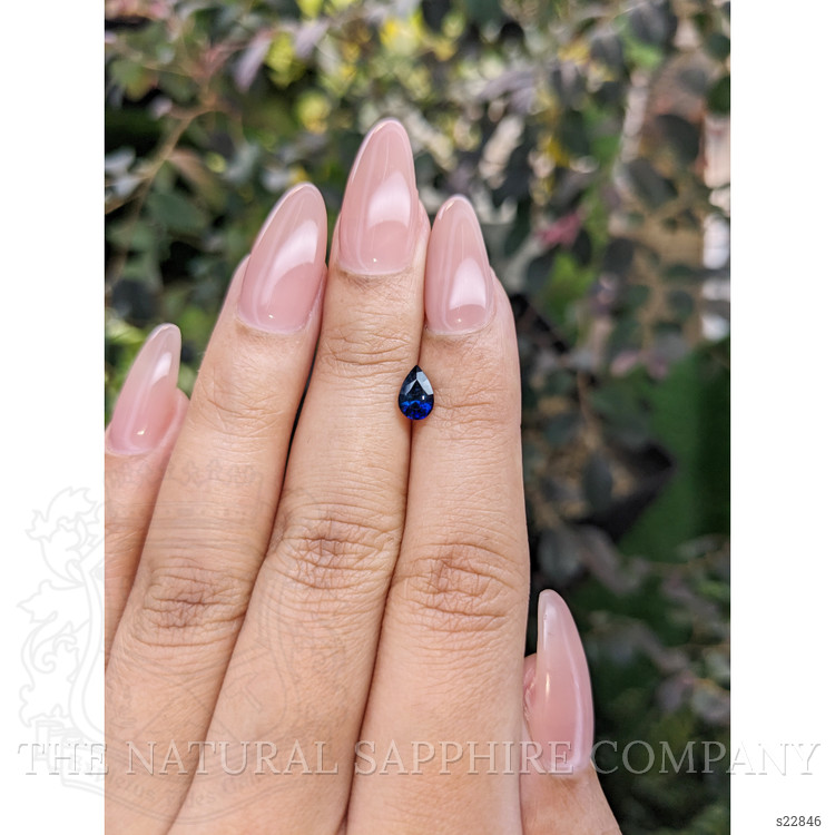 0.75 Ct. Blue Sapphire from Ceylon (Sri Lanka)