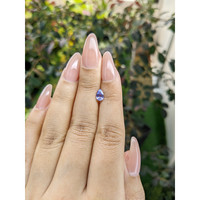 0.65 Ct. Violet Sapphire from Ceylon (Sri Lanka) Life Style