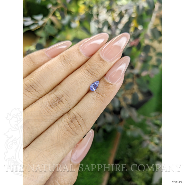 0.49 Ct. Blue Sapphire from Ceylon (Sri Lanka)