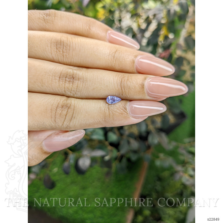 0.49 Ct. Blue Sapphire from Ceylon (Sri Lanka)
