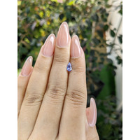 0.49 Ct. Blue Sapphire from Ceylon (Sri Lanka) Life Style