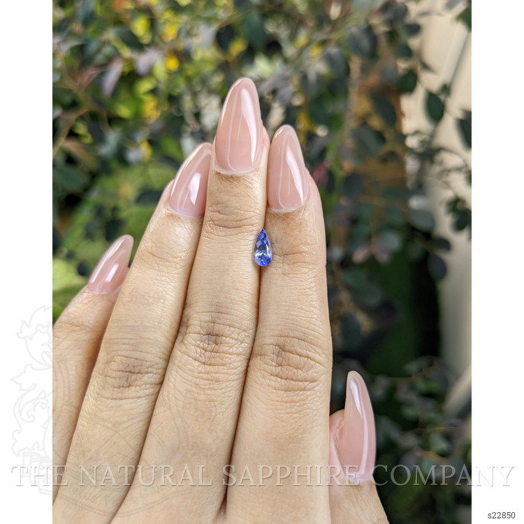 0.68 Ct. Blue Sapphire from Ceylon (Sri Lanka)