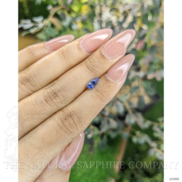 0.68 Ct. Blue Sapphire from Ceylon (Sri Lanka)