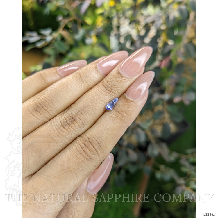 0.68 Ct. Blue Sapphire from Ceylon (Sri Lanka)