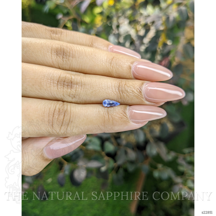 0.68 Ct. Blue Sapphire from Ceylon (Sri Lanka)