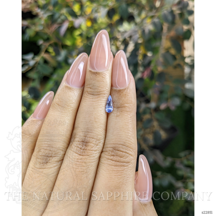 0.68 Ct. Blue Sapphire from Ceylon (Sri Lanka)