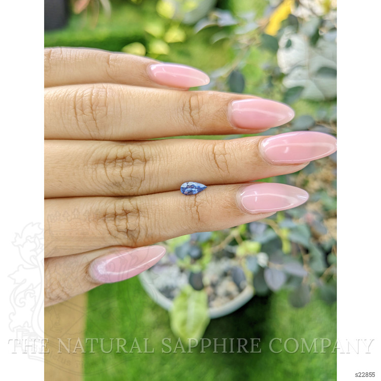 0.46 Ct. Blue Sapphire from Ceylon (Sri Lanka)