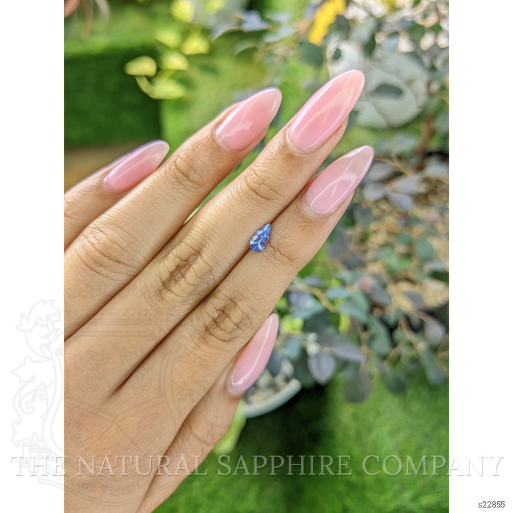 0.46 Ct. Blue Sapphire from Ceylon (Sri Lanka)