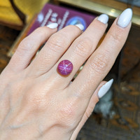 5.62 Ct. Star Ruby from Vietnam Life Style