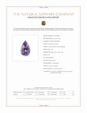0.70 Ct. Pinkish Purple Sapphire from Ceylon (Sri Lanka) Scan Report